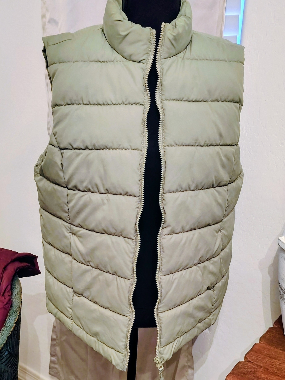 dip Tan Jacket with Green Label